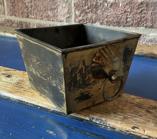 Antique indian brass lion - antique,