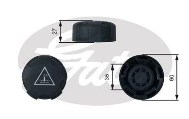 Gates radiator cap - gates, m3