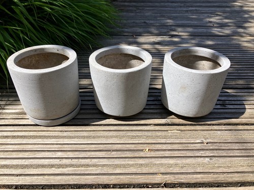 Hay flower pots - hay, x3