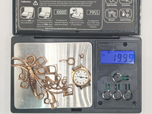 Mixed scrap gold lot 85g - gold, in