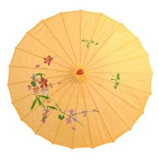 Chinese Japanese Umbrella Art Deco Painted Parasol For Wedding Dance Party