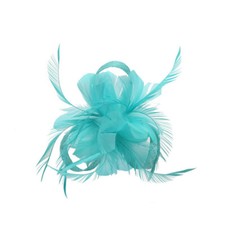 Flower hair clip feathers - hair,