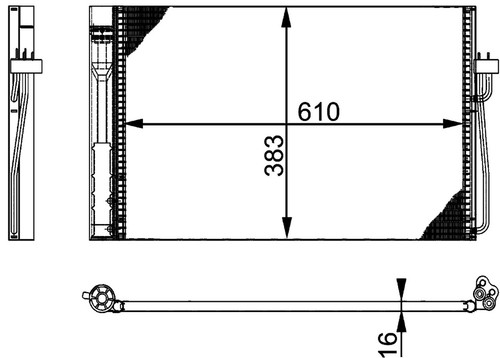 Mahle aircon condenser premium - mahle,