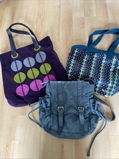 3 X Shopping / Tote & Crossover Bags - BODEN, OASIS ( grey leather ) & ROXY