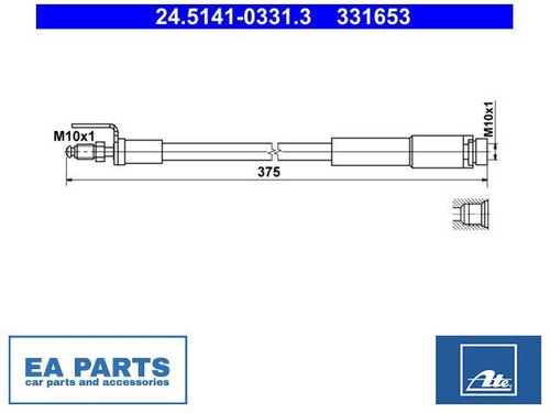 Brake hose for - ford, transit
