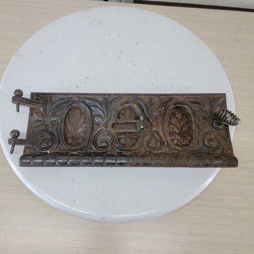Antique ornate cast iron stove - ornate,