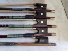 Antique Violin Bows 5x For Restoration 
