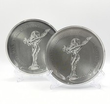 Commerative Plates Featuring The “Spirit Of Extasy” /Hood Ornament / Rolls-Royce