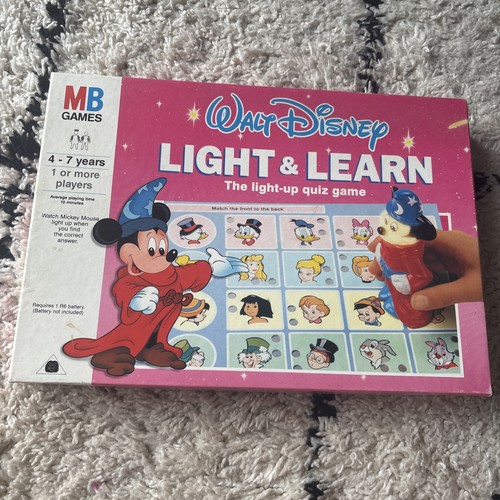 Vintage disney light learn - light,