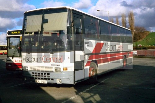 35mm slide viscount volvo b10m - volvo,
