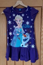 Disney Store Frozen Purple Dress Size 137-145cm in Very Good Condition