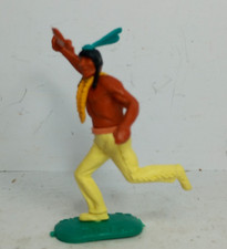 Timpo Toys Standing Indian Wild West Figures vintage 1:32 scale plastic #9