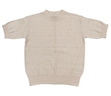 EX M&S Ladies PINK Knitted Short Sleeve Top Soft Knit Sweater Crew Jumper 437