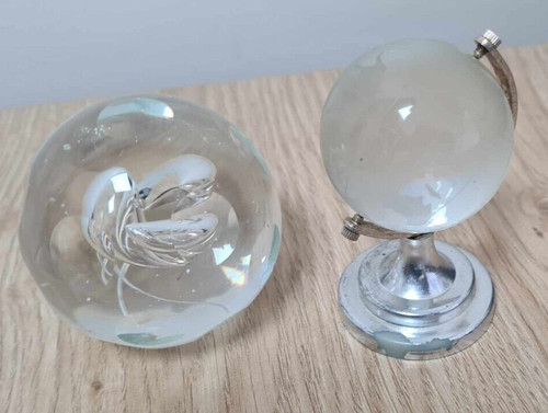 Pretty glass paperweight - pretty, &