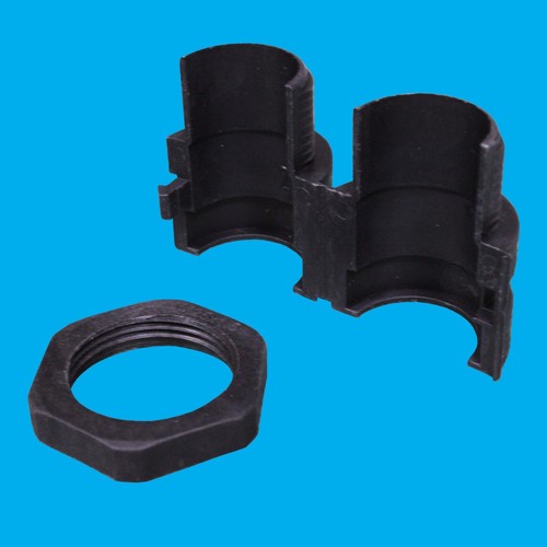 Black m20 plastic - plastic, cable