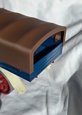 Open Back Brown Canvas Looking Canopy For Mamod SW1