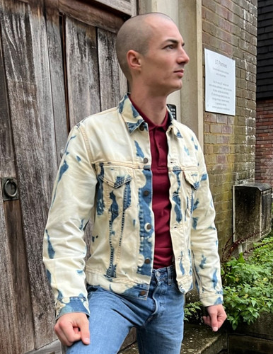 Skinhead bleachers jacket size - bleachers,
