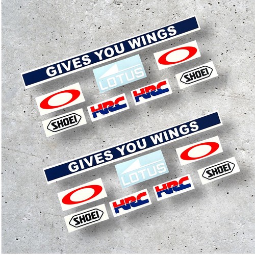 Marquez helmet visor stickers - marquez,