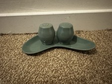 Denby Bourne manor green  & Salt & Pepper Shakers - Cruet Set no stoppers