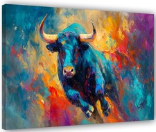 Bull Bull Abstract - El Toro -