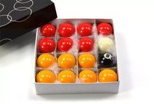 **CLEARANCE** Junior ECONOMY Kids Pool Balls - 1 1/2" (41mm) Red & Yellow