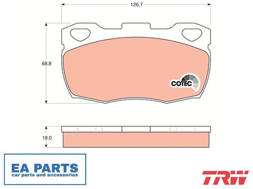 Brake pad set disc - set,,