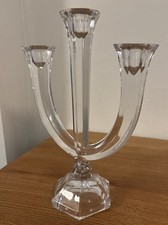 Nachtmann Cut Glass Candelabra