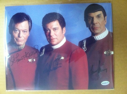 Signed deforest kelley - signed,