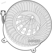 Blower fan for left-hand drive