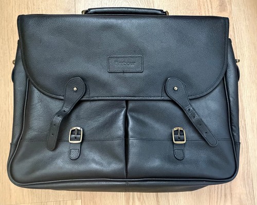 Barbour black leather - barbour,