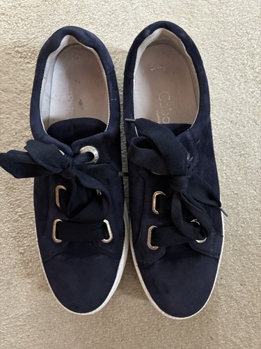 Gabor navy suede leather - gabor,