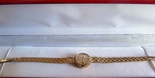 Rotary 21 J solid gold ladies