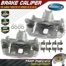2x Brake Calipers w/ Brackets Rear for Subaru Forester SF Impreza GG 26692FC000