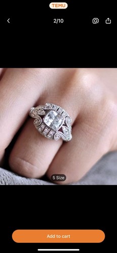 Pretty art deco - art, ring