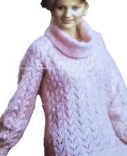 1980s Mohair Polo Eyelet Lace