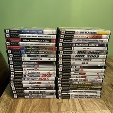 PlayStation 2 PS2 Sports Lot 40 Games $300 Value Tested Working Condition Varies