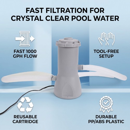 1000 gph pool filter pump - filter,