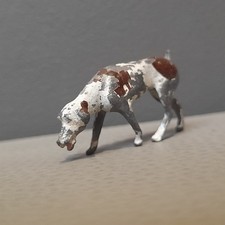 Vintage POINTER DOG Animal Collectable Miniature Lead Metal Toy 