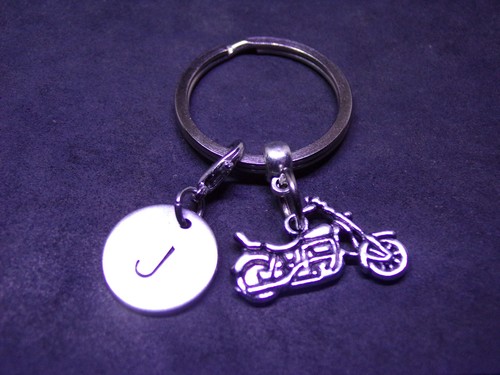 Personalised motorbike keyring - motorbike,