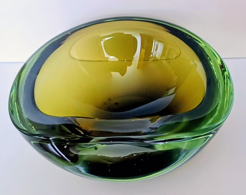Mid century modern czech glass - modern,