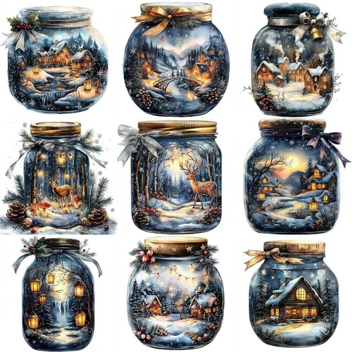 Christmas mason jars - mason,