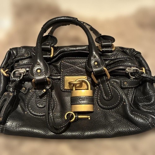 Chloe paddington black leather - chloe,
