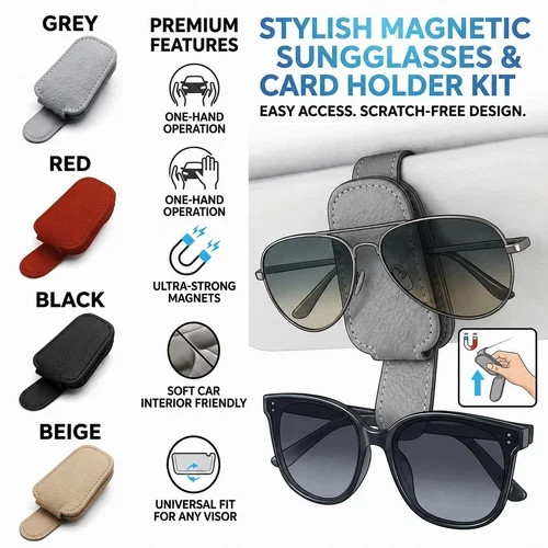 Car sun visor - car, sunglasses