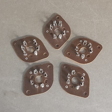 VALVE BASES 6 PIN JOB LOT  -LINDARS RADIOS