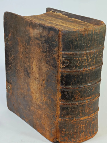 Old antique 1700 holy - old, bible