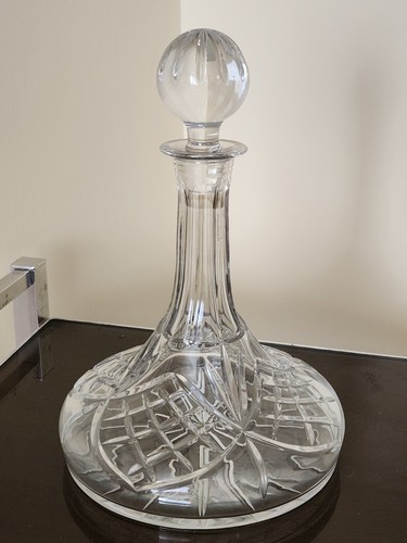 Ships vintage crystal cut - ships,