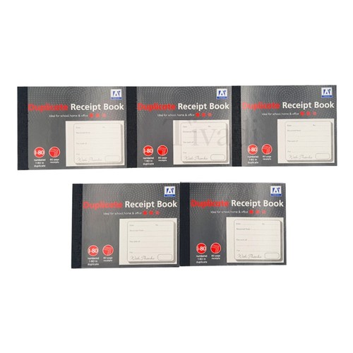 Duplicate receipt book - x,