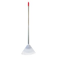 Garden grass rake with handle