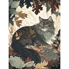 Norwegian Forest Cat Resting