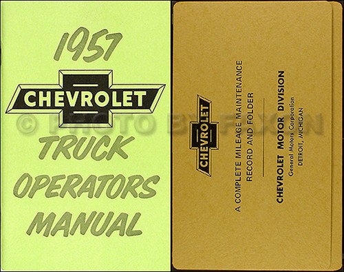 1957 chevy truck - truck, manual